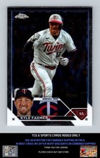 2023 Topps Chrome Update #USC154 Kyle Farmer Minnesota Twins