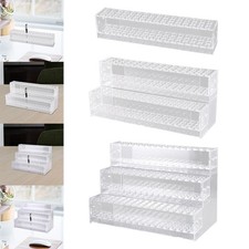 Transparent Pen Display Stand Makeup Brush Rack Multi Slots Multipurpose Simple