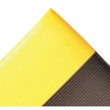 NOTRAX 413S0026BY Antifatigue Mat,Black,YllwBrdr,2ft.x6ft. 9NKJ3