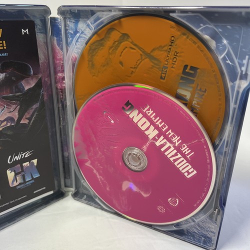 Godzilla X Kong The New Empire Blu Ray & Ultra HD Steelbook - Picture 3 of 5