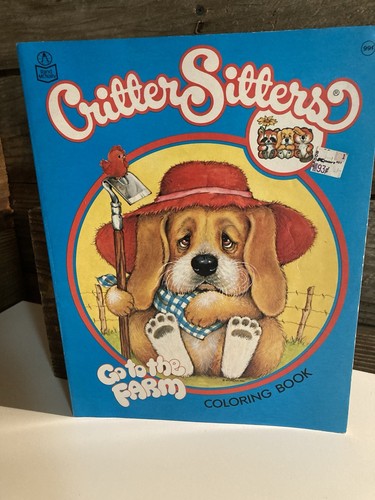 2 New Critter Sitters 1983 Coloring & Activity Books UNUSED Go To The Farm & - Picture 2 of 15