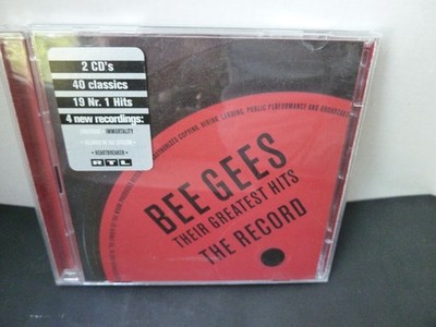 2 CD ALBUM BEE GEES THEIR GREATEST HITS THE RECORD / MINT-