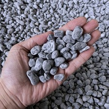 B Gray Gravel Pebbles (Black/Gray) 20kg Bag, 2 Sizes (Approx. 10–35mm)