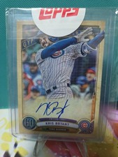 2019 TOPPS GYPSY QUEEN MLB BASEBALL KRIS BRYANT GQA-KB BAZOOKA BACK AUTO 22/25