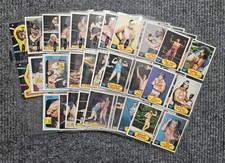 1985 Topps WWF Wrestling Cards Partial Set 57/66  7 Stickers