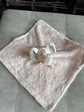 POTTERY BARN KIDS Monique Lhuillier Pink Elephant Security Blanket ULTRA  LUXE!
