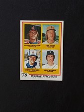 1978 Topps Rookie Pitchers Baseball Card. #703 Jack Morris Rookie....... rookie card picture