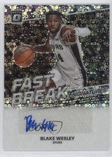 2022 Panini Donruss Optic Fast Break Signatures Blake Wesley #FBS-BLW Auto 11s9