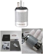 FURUTECH FI-52M NCF R High-end Grade Power Plug Rhodium-Plated for 20A