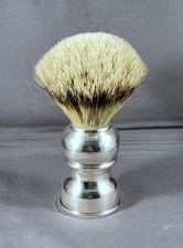 Vintage Restored - EVER READY - STERLING SILVER  - Shaving Brush