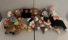 Lot of 12 Different Vintage Beanie Babies With Tags