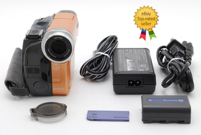 READ Rare Orange [EXC+5] Sony Handycam DCR-TRV22 Mini DV Camcorder From JAPAN