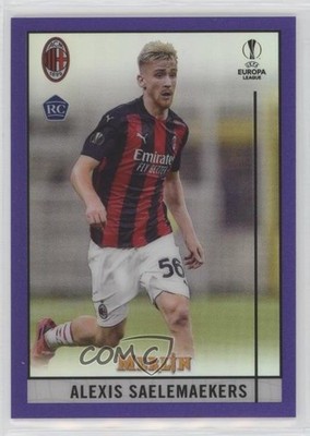 2020-21 Topps Purple Refractor 7/299 Alexis Saelemaekers #15 Rookie RC 11r1