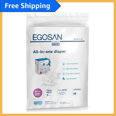 Revolutionary Maxi Diapers with Adjustable Tabs - X-Large 2 Count for Adults