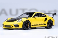 Autoart 78178 - 1/18 Porsche 911 991.2 GT3 Rs Weissach Package Racing Yellow Neu