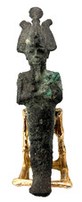 Bronze Osiris Statuette c 664-30 BC Egypt Late Period God of the Afterlife