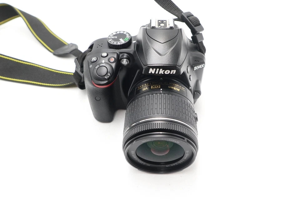 Nikon D3400 DSLR Camera 24.2MP with 18-55mm, Shutter Count 4282, V.G. Condition - Image 3 of 4