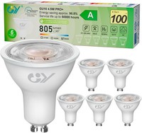 GU10 Led Lampe 4,5W 6500K 805 Lumen Kaltweiß 36° Abstrahlwinkel 6 StüCk