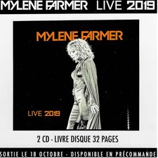 Mylène FARMER - Flyer pour la sortie du Live 2019