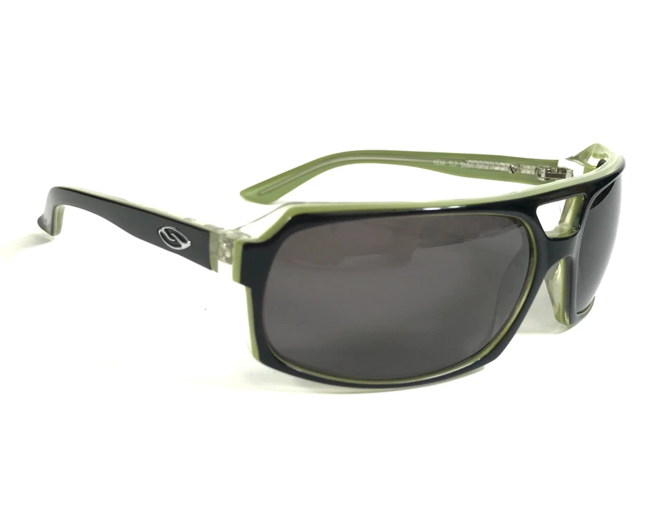 Gafas de sol Smith vintage HEMI TLT marcos negros lima con lentes de vidrio gris oscuro Foto 3 de 4