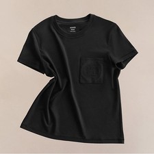 Hermes embroidery pocket tshirt
