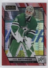 2023-24 O-Pee-Chee Platinum Red Prism 98/199 Jake Oettinger #113 1sy7