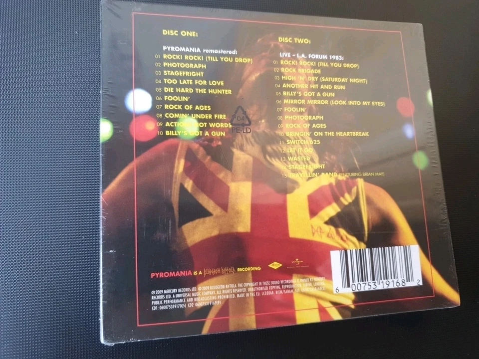 Def Leppard - Pyromania (2 CD ALBUM 2009 (Neu+OVP) Digipak Versiegelt IN FOLIE  - Bild 2 von 4