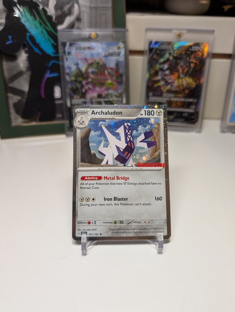 Pokémon TCG Stellar Crown Archaludon 107/142 GameStop Promo