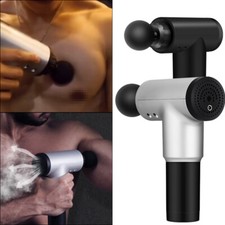 Multi-Speed Massage Gun Deep Tissue Percussion Muscle Relax Massager  4 Heads