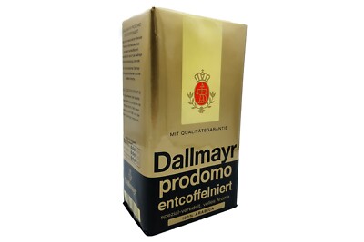 3x packs Dallmayr Prodomo caffein free ground coffee   1.5kg | 3.3 lbs total