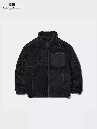 Uniqlo x Engineered Garments Combination Fleece Jacket Coat Uniqlo x Engineered Garments Combination Fleece Jacket Coat