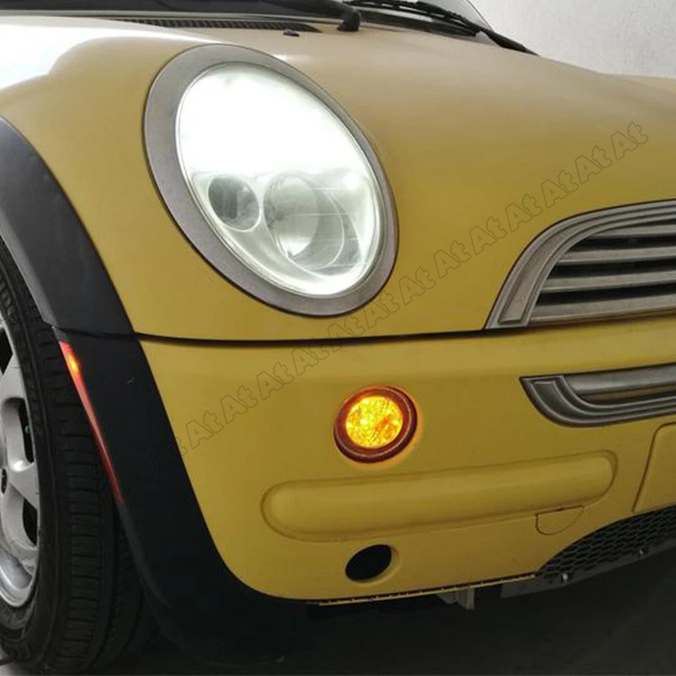 2x Schwarz LED Frontblinker Blinker Standlicht Für Mini Cooper R50 R52 R53 01-07 - Bild 2 von 4