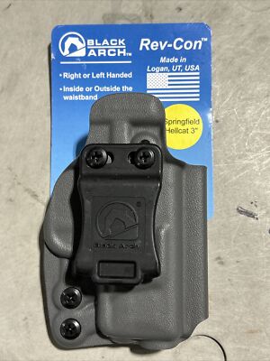 Black Arch Springfield Hellcat 3'' Rev-Con Ambidextrous Holster (OWB/IWB) *NEW*