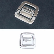 Fit For BMW X5 2019-2022 Silver Titanium Back Door Tailgate Handle Switch Cover