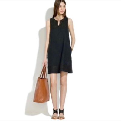 madewell embroidered shift dress Embroidered Mini Shift Dress