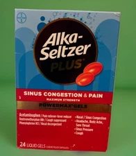 Maximum Strength Powermax Sinus Congestion and Pain 24 Liquid Gels - 05/2026