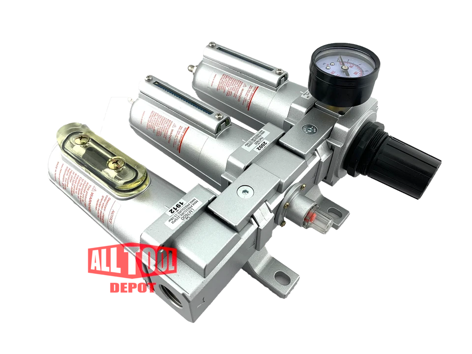 3/4" HEAVY DUTY INDUSTRIAL GRADE FILTER REGULATOR COALESCING DESICCANT DRYER SYS - Image 4 of 4