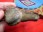 NATIVE AMERICAN STAG KNIFE AND BEADED SHEATH NECK ANTIQUE RARE INDIAN BOWIE OLD — photo 5