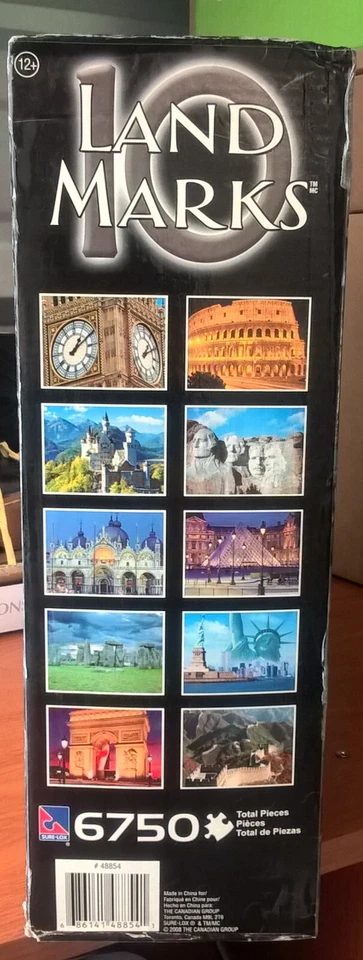 Sure Lox 10 Deluxe Jigsaw Puzzles Famous Landmarks World Travel Tourism Sealed! - Image 3 of 4