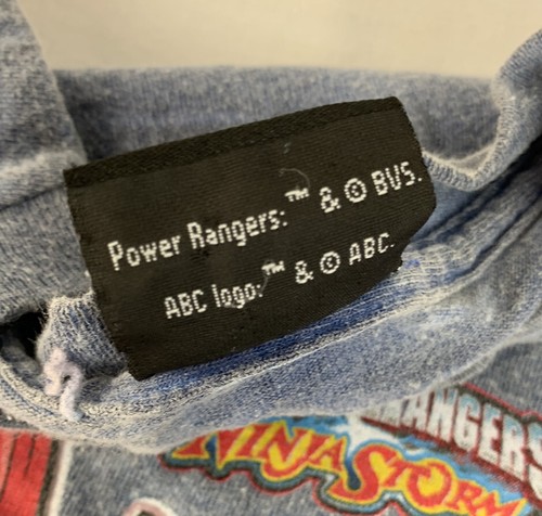 VTG Mighty Morphin Power Rangers T Shirt Saban TV Promo Youth Small - Picture 5 of 6