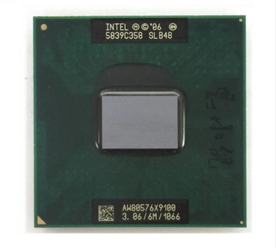 Intel Core 2 Extreme X9100 3.06 GHz SLB48 Dual-Core 1066Mhz Laptop CPU Proessors - Image 2 of 3