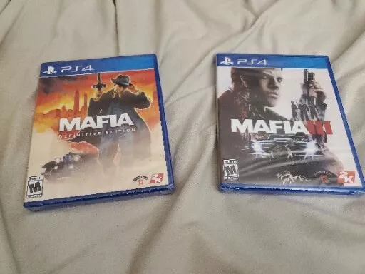 Lot Of 2 PS4 Games - Mafia Definitive Edition & Mafia 3 III - BRAND NEW &  SEALED 710425576805