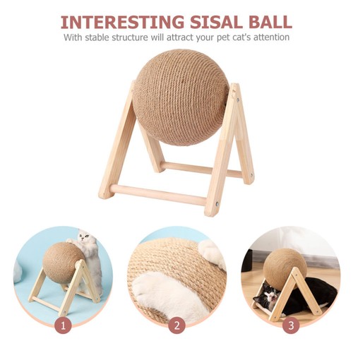 Cat Exercise Wheel Treadmill Cat Scratch Toy Cat Scratching Toy - Picture 2 of 12