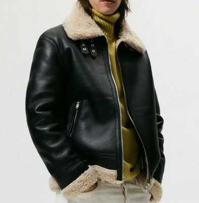 zara aviator jacket mens