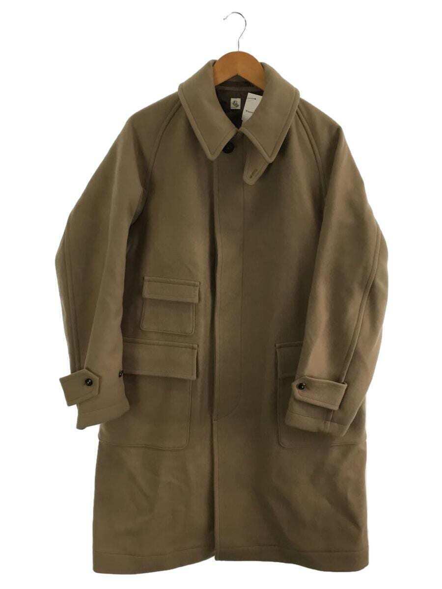 KAPTAIN SUNSHINE Double Cloth Melton Wool Traveller Coat Beige