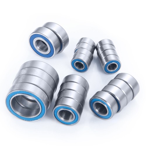 Blue Ball Bearing Metric Rubber Sealed Chrome Steel For 1/10 Axial TRX6 ABEC3 P6 - Picture 112 of 186