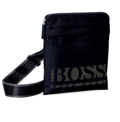 HUGO BOSS MENS BLACK BAG MAGNIFIED S ENVELOPE 50461272001 | eBay