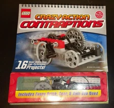 LEGO CRAZY ACTION CONTRAPTION KLUTZ BOOK-16 HIGH PERFORMANCE PROJECTS-NEW/SEALED