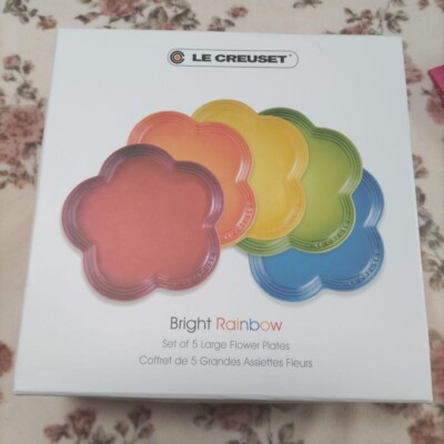 LE CREUSET レインボー プレート 6枚セット Le Creuset Rainbow Set of 6 22cm Side Plates 79285228359006
