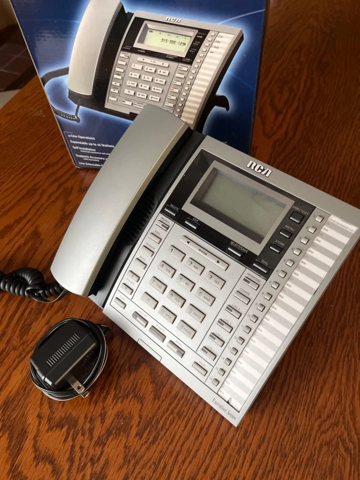RCA 4-Line Executive Series Expandable System Phone Office, Model 25415RE3, NIB - Image 3 of 4